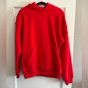 NWT Comfrt Unisex Travel Essentials Hoodie in Crimson Size Small